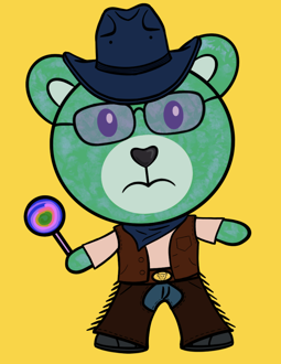 Best Polygon NFT Collection on Opensea - Jolly Teddy Party #7766