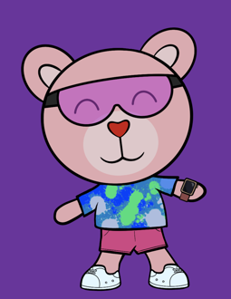 Best Polygon NFT Collection on Opensea - Jolly Teddy Party #7775