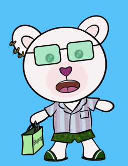 Best Polygon NFT Collection on Opensea - Jolly Teddy Party #7787