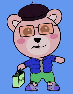 Best Polygon NFT Collection on Opensea - Jolly Teddy Party #7792