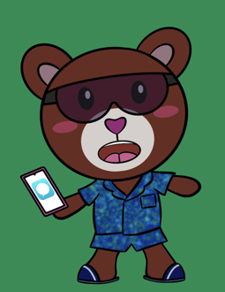 Best Polygon NFT Collection on Opensea - Jolly Teddy Party #7796