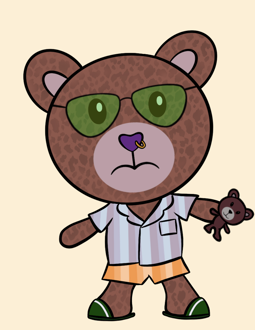 Best Polygon NFT Collection on Opensea - Jolly Teddy Party #7799
