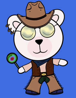 Best Polygon NFT Collection on Opensea - Jolly Teddy Party #7855