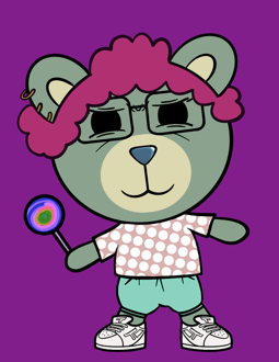 Best Polygon NFT Collection on Opensea - Jolly Teddy Party #7856