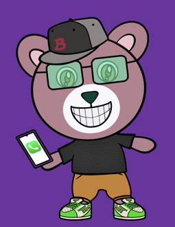 Best Polygon NFT Collection on Opensea - Jolly Teddy Party #786