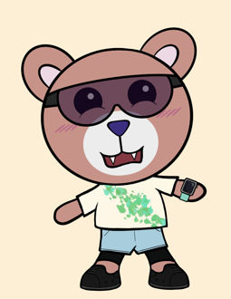 Best Polygon NFT Collection on Opensea - Jolly Teddy Party #7864