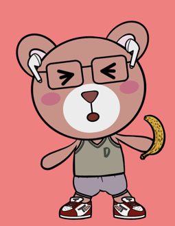 Best Polygon NFT Collection on Opensea - Jolly Teddy Party #7866