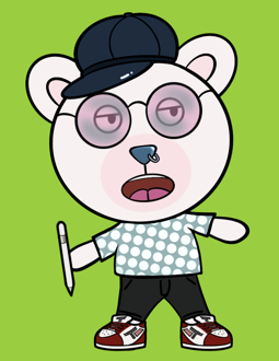 Best Polygon NFT Collection on Opensea - Jolly Teddy Party #7906