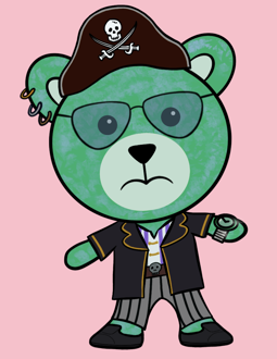 Best Polygon NFT Collection on Opensea - Jolly Teddy Party #7911