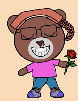 Best Polygon NFT Collection on Opensea - Jolly Teddy Party #7913