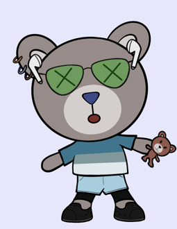 Best Polygon NFT Collection on Opensea - Jolly Teddy Party #792