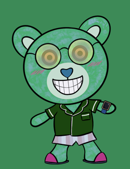 Best Polygon NFT Collection on Opensea - Jolly Teddy Party #7924