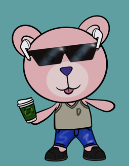 Best Polygon NFT Collection on Opensea - Jolly Teddy Party #7937