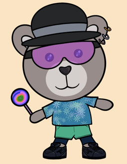 Best Polygon NFT Collection on Opensea - Jolly Teddy Party #7944