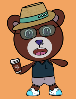 Best Polygon NFT Collection on Opensea - Jolly Teddy Party #7946