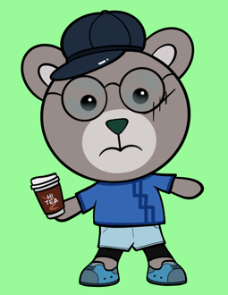 Best Polygon NFT Collection on Opensea - Jolly Teddy Party #795