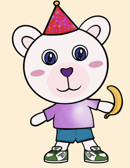 Best Polygon NFT Collection on Opensea - Jolly Teddy Party #7955