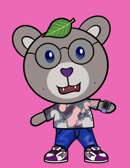 Best Polygon NFT Collection on Opensea - Jolly Teddy Party #7961