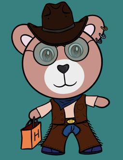 Best Polygon NFT Collection on Opensea - Jolly Teddy Party #797
