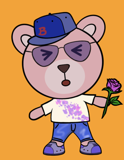 Best Polygon NFT Collection on Opensea - Jolly Teddy Party #7970