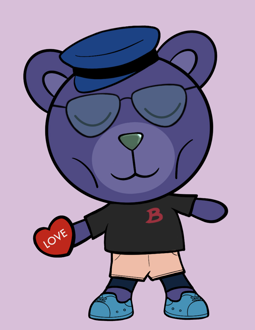 Best Polygon NFT Collection on Opensea - Jolly Teddy Party #7977