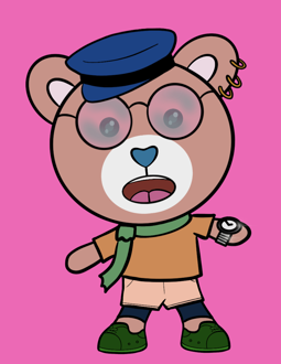 Best Polygon NFT Collection on Opensea - Jolly Teddy Party #7984