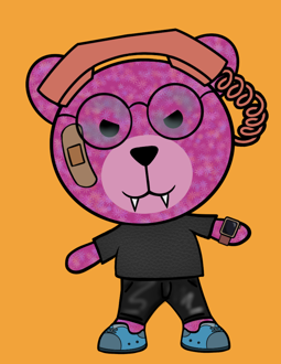 Best Polygon NFT Collection on Opensea - Jolly Teddy Party #7985