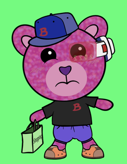 Best Polygon NFT Collection on Opensea - Jolly Teddy Party #7988