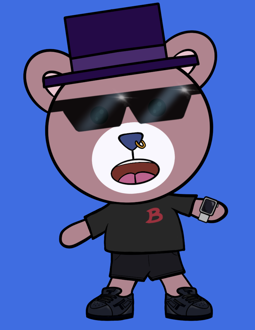 Best Polygon NFT Collection on Opensea - Jolly Teddy Party #7996