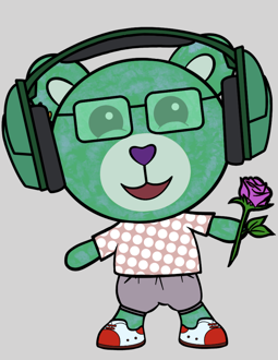 Best Polygon NFT Collection on Opensea - Jolly Teddy Party #7999