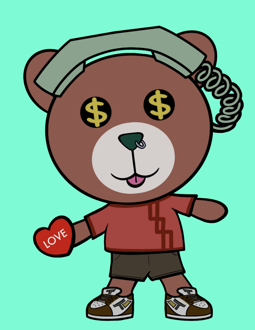 Best Polygon NFT Collection on Opensea - Jolly Teddy Party #803