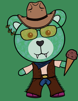 Best Polygon NFT Collection on Opensea - Jolly Teddy Party #8060