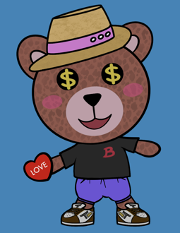 Best Polygon NFT Collection on Opensea - Jolly Teddy Party #807