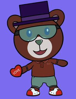 Best Polygon NFT Collection on Opensea - Jolly Teddy Party #8072