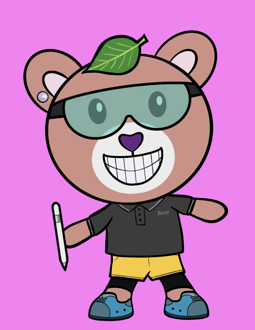 Best Polygon NFT Collection on Opensea - Jolly Teddy Party #8073