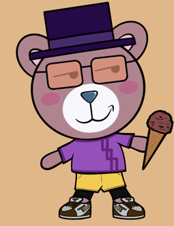 Best Polygon NFT Collection on Opensea - Jolly Teddy Party #8101
