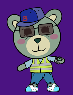 Best Polygon NFT Collection on Opensea - Jolly Teddy Party #8103