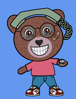 Best Polygon NFT Collection on Opensea - Jolly Teddy Party #8111