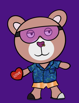 Best Polygon NFT Collection on Opensea - Jolly Teddy Party #8112