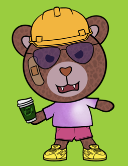 Best Polygon NFT Collection on Opensea - Jolly Teddy Party #8123