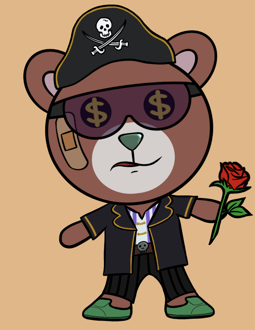 Best Polygon NFT Collection on Opensea - Jolly Teddy Party #813