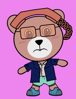 Best Polygon NFT Collection on Opensea - Jolly Teddy Party #8144