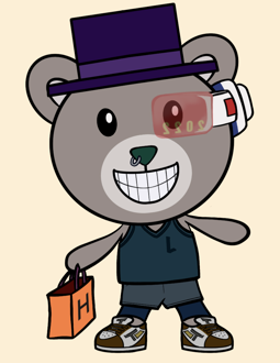 Best Polygon NFT Collection on Opensea - Jolly Teddy Party #8149