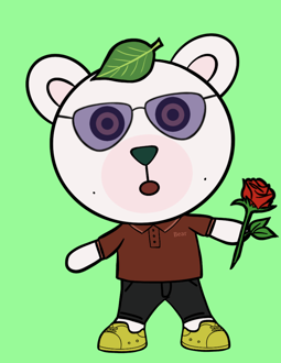 Best Polygon NFT Collection on Opensea - Jolly Teddy Party #8154