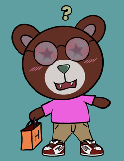 Best Polygon NFT Collection on Opensea - Jolly Teddy Party #8156