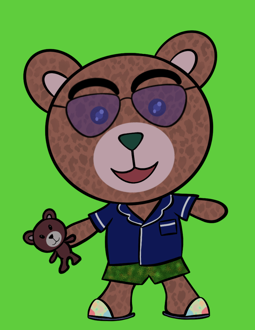 Best Polygon NFT Collection on Opensea - Jolly Teddy Party #8162