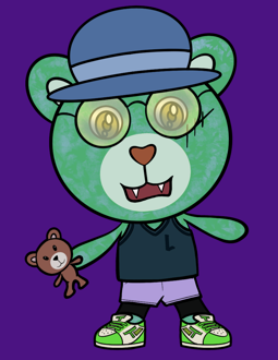 Best Polygon NFT Collection on Opensea - Jolly Teddy Party #8169