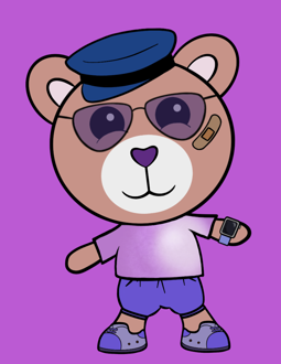 Best Polygon NFT Collection on Opensea - Jolly Teddy Party #818