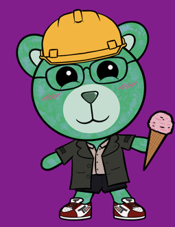 Best Polygon NFT Collection on Opensea - Jolly Teddy Party #8187