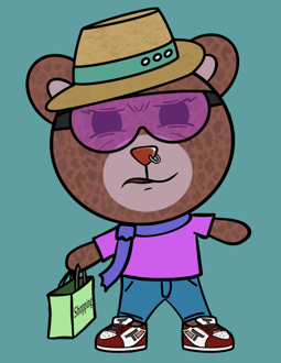 Best Polygon NFT Collection on Opensea - Jolly Teddy Party #8189